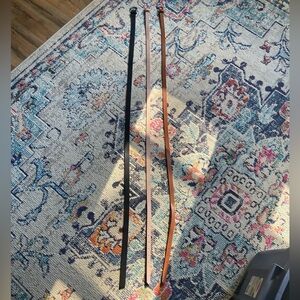 Bundle of 3 faux leather belts. Size XL